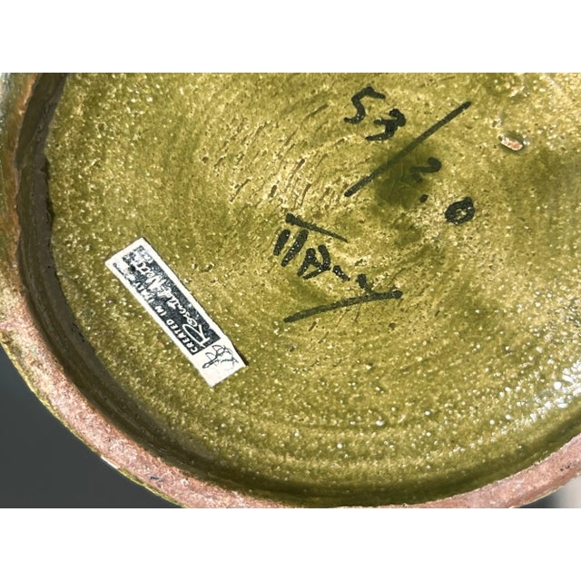 A Monumental Vintage Italian Ceramic Vase By Bitossi, 1960S For Sale - Image 10 of 12