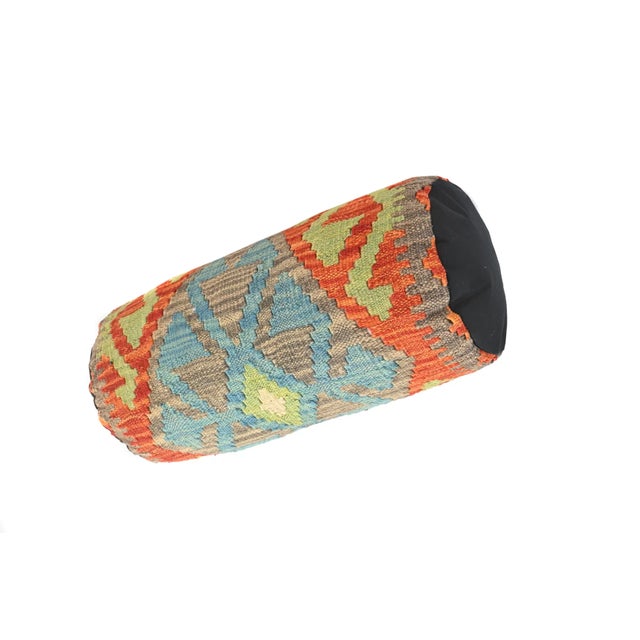 Consider adding this timeless casual chic handmade vintage Turkish Kilim throw pillow to your home. It’s made of a...