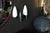 Metal 1970s Roberto Giulio Rida Five Arm Cone Sconces in Black and White With Brass Fittings - a Pair For Sale - Image 7 of 8