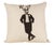 Reindeer in Tuxedo Pillow For Sale - Image 4 of 4