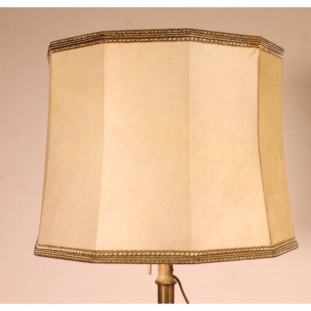 Antique Bronze Table Lamp, 1600s For Sale - Image 5 of 11