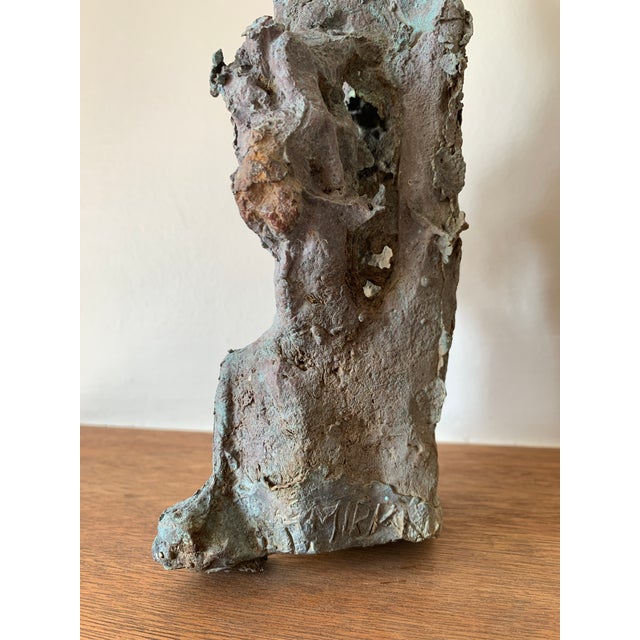 Vintage Cast Bronze Abstract Figurative Sculpture Chairish