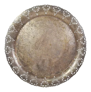 Vintage Rosalie 1881 Rogers Canada Silver Plated Tray Number 7757