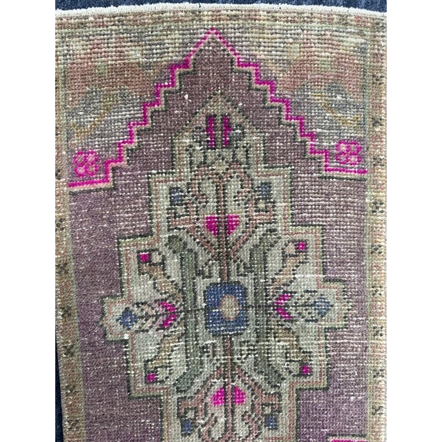 Turkish Yastik Rug 1'7" x 2'9" For Sale - Image 4 of 5