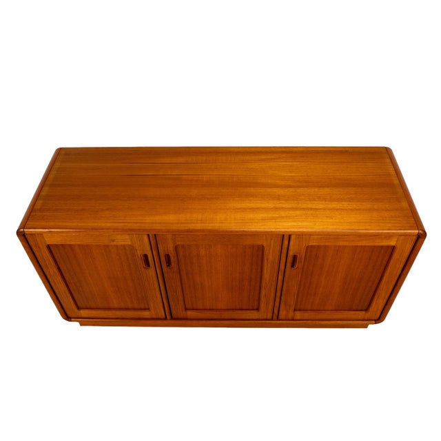 Sun Cabinet Teak Hutch Display Cabinet Credenza Mid Century Modern Lighted For Sale - Image 13 of 16
