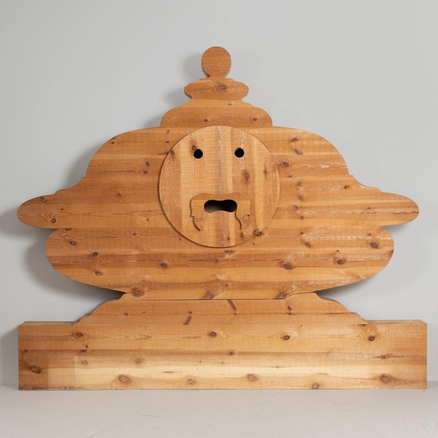 La Bocca Della Verità Bed by Mario Ceroli for Poltronova, Italy, 1972 For Sale - Image 9 of 18