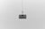 Simple & elegant perforated metal ceiling lamp in the manner of Mathieu Mategot 1x E27 socket. It is wired and in working...
