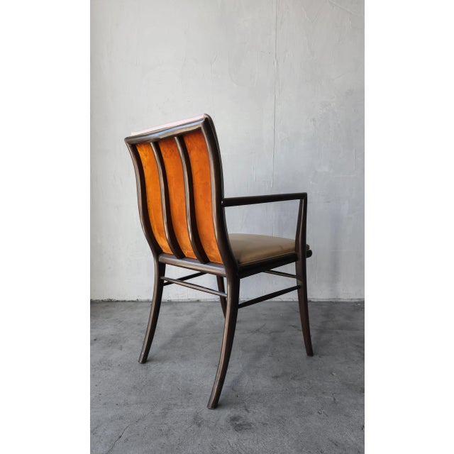 1950s Set of 6 Sabre Leg Dining Chairs by Robsjohn-Gibbings for Widdicomb For Sale - Image 9 of 14