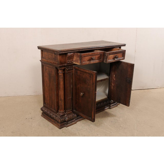 Early 19th C. Cabinet W/ Pilaster Side Posts For Sale - Image 11 of 11