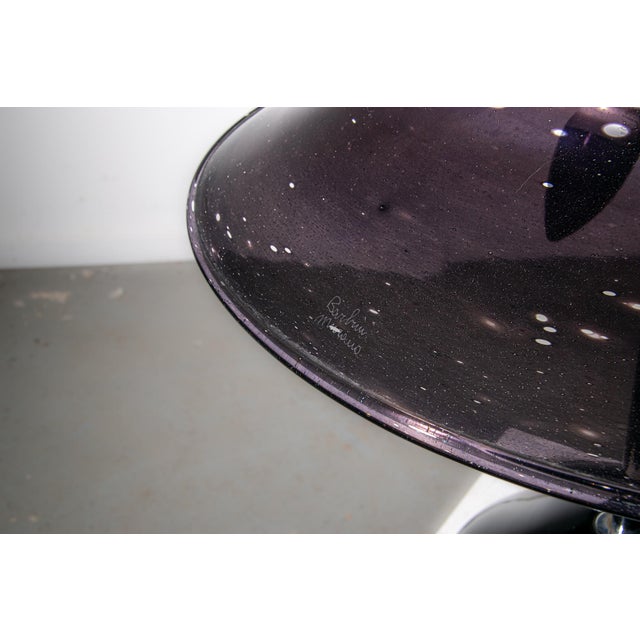 Murano Glass Table Lamp by Alfredo Barbini, 1980s For Sale - Image 3 of 11