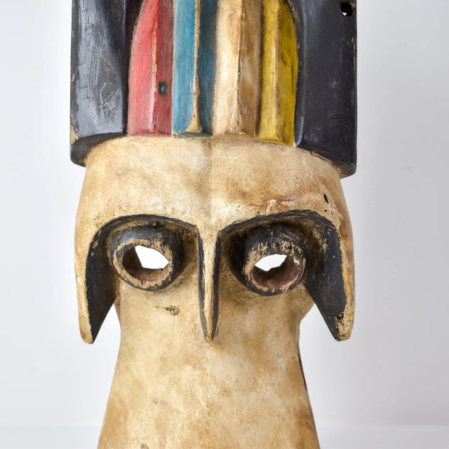 Early 20th Century Early 20th Century Mumuye Wood Mask Nigeria For Sale - Image 5 of 17