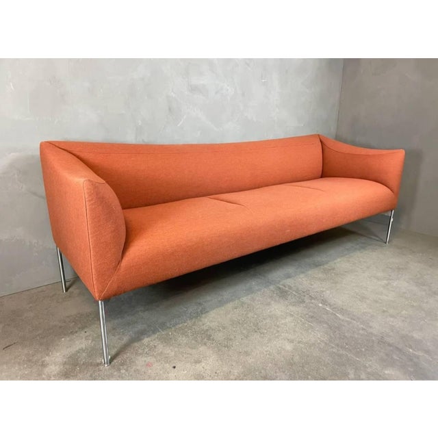1960s ‘Bow’ Sofa - Modern Sculptural Danish Design Attributed to Anderssen & Voll for Erik Jørgensen For Sale - Image 4 of 9