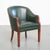 Green Cowhide and Wooden Dining Chair For Sale - Image 16 of 16