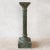 Italian Scaglioga Pedestal in Green Faux Marble For Sale - Image 12 of 12