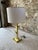 1980s 1980s Brass & Acrylic Table Lamp For Sale - Image 5 of 9