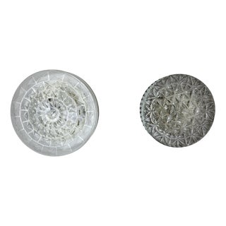 Spanish Peris Andreu Sconces in Cut Glass, 1970, Set of 2 For Sale
