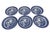 Asian Vintage Blue Willow Churchill Bowls Made in Staffordshire England- a Set of 6 For Sale - Image 3 of 10