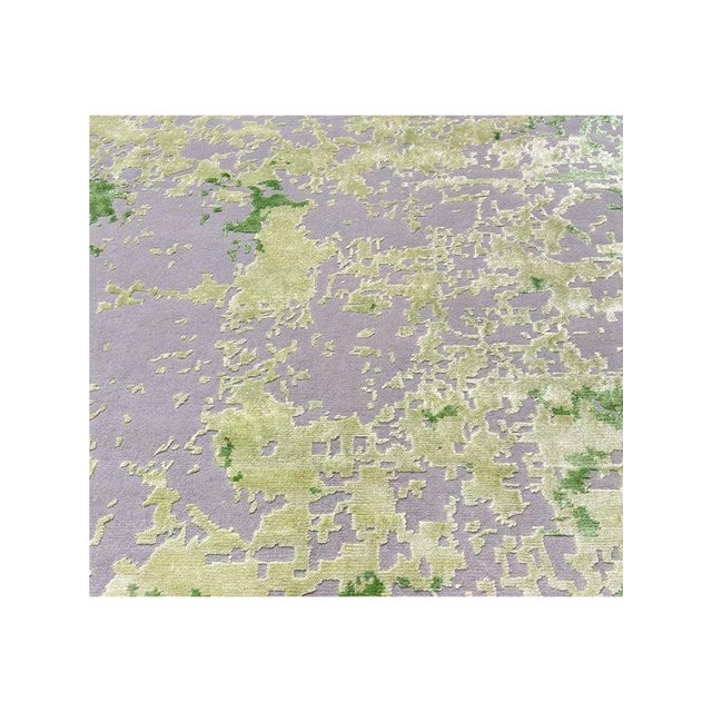 Handwoven Modern Abstract Area Rug 8x10 For Sale - Image 11 of 12