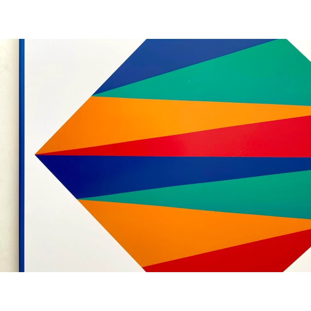 Max Bill Lithograph Print Framed Modernist Exhibition Poster " Unity Composed of Colors That Occupy Equal Surfaces " 1972 For Sale In Kansas City - Image 6 of 13