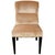 Dakota Jackson designed "Oh!" velvet side chair. The chair features a Pillow back with quilted stitching to the back and...