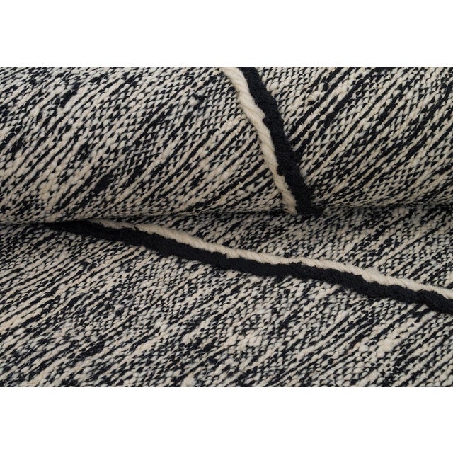Premium Handwoven Moroccan Wool Rug | 10'4" X 6'4" | One of a Kind For Sale - Image 4 of 9