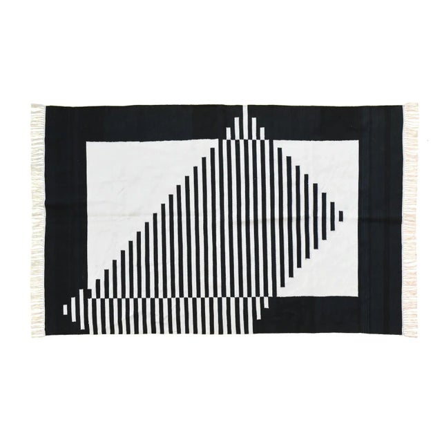 Not Yet Made - Made To Order Isak Rug, 4x6, Black For Sale - Image 5 of 5