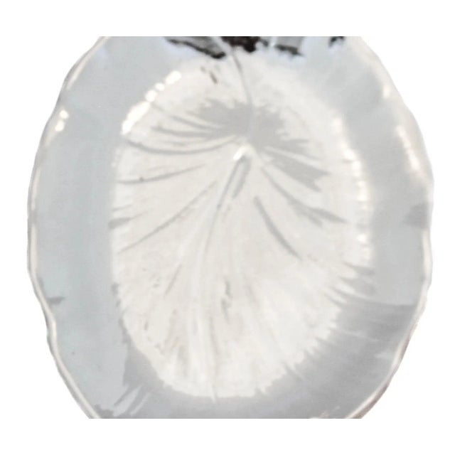 Sterling Silver Art Nouveau Leaf Dishes - A Pair For Sale - Image 4 of 7