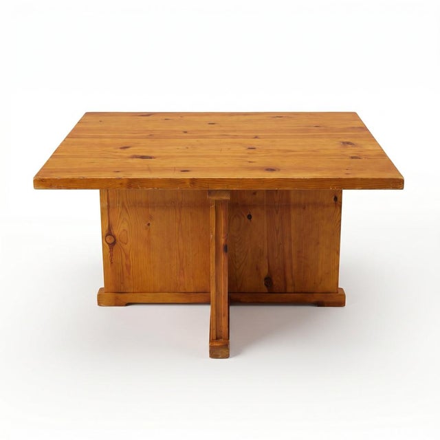 Square Rationalist Table, 1960s For Sale - Image 10 of 10