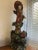 Chinese Carved Wood Standing Figure of Guanyin. A nice Colorful Chinese carved wood standing figure of Guanyin ,with...