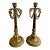 Tall Vintage Neoclassical Brass Candlesticks ~ a Pair For Sale