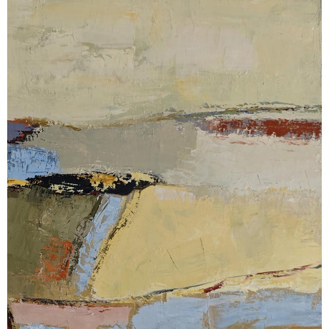 Between Earth and Time, Abstract Landscape, Contemporary, Framed by Sophie Dumont For Sale - Image 6 of 9