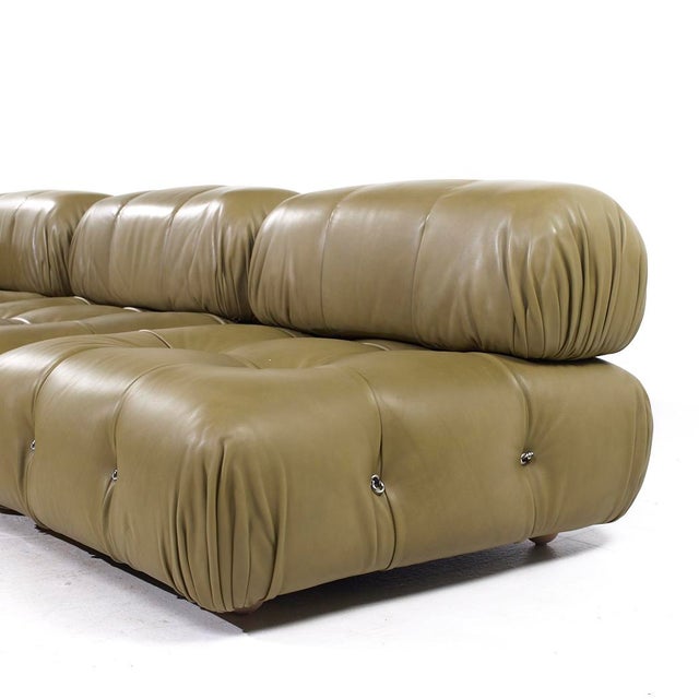 Mario Bellini for B&b Italia Camaleonda Mid Century Leather Sectional Sofa For Sale - Image 9 of 10