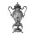 Antique Victorian Rococco Revival Silverplated Hot Water Tea Urn Samovar W/Spirit Burner For Sale