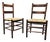 Art Deco Rush Chairs, Set of 2 For Sale
