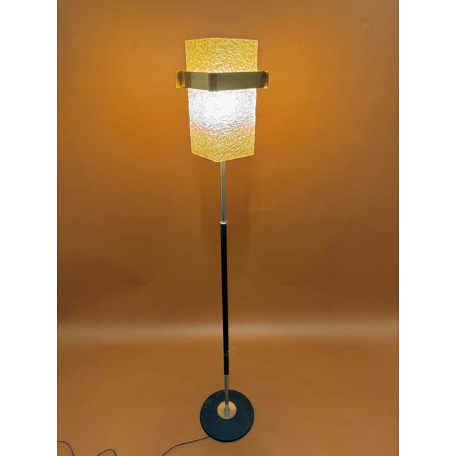 Mid-Century Modern Resin Floor Lamp from Maison Arlus House, France, 1960 For Sale - Image 3 of 9