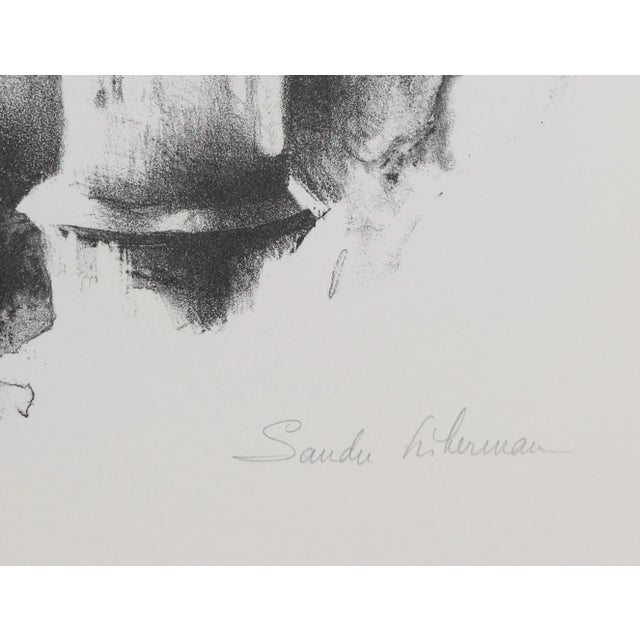 Portraiture Shabbas Candles XVI, Sandu Liberman Lithograph For Sale - Image 3 of 3