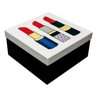 Secrets Square Box in Powder-Coated Aluminum by Altreforme For Sale