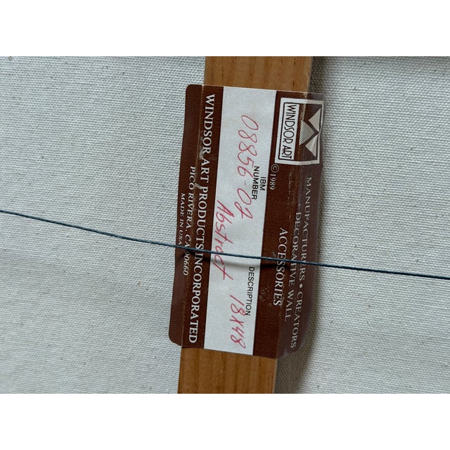 1990s Windsor Art Galaxi Colorblock Abstract Print For Sale - Image 5 of 11