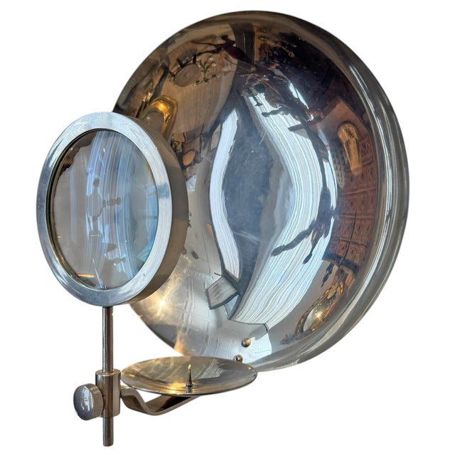 19th Century American Parabolic Magnifying Medical Candle Sconce For Sale - Image 16 of 18