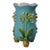 Minton Majolica Floral Vase With Bulb Feet For Sale