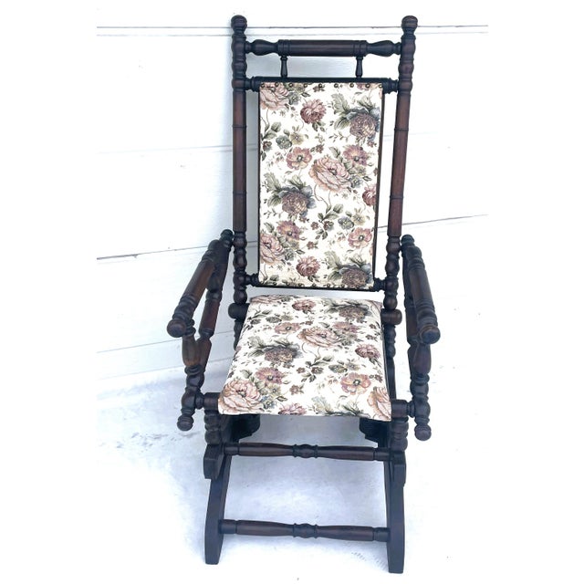 Renovated Spring Rocking Chair from Befos, 1900s For Sale - Image 5 of 18