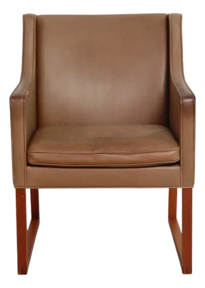 Model 3246 Chair in Leather by Børge Mogensen, 1990s
