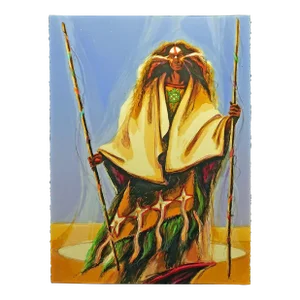 Larry Fodor "Medicine Woman4" Unframed Hand Signed & Numbered