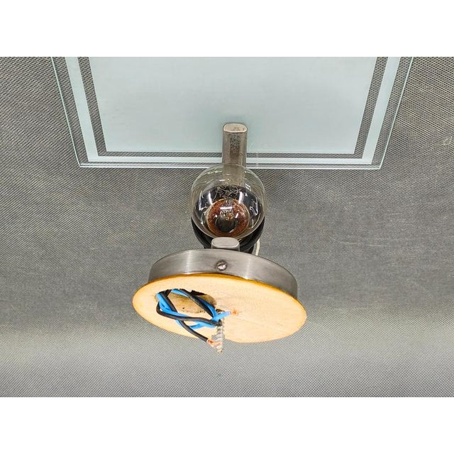 Art Deco Glass Wall Lights, Czechoslovakia, 1940s, Set of 2 For Sale - Image 9 of 11