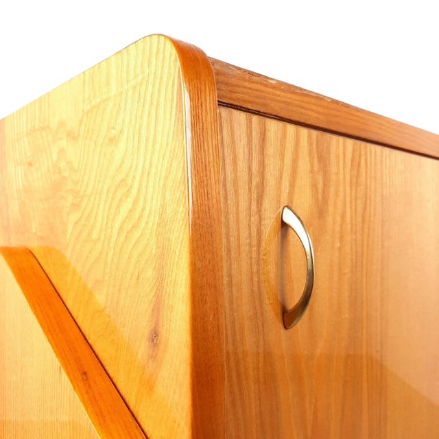 Mid-Century Polish Nightstand, 1970s For Sale - Image 9 of 11