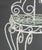 Modern White Painted Wrought Iron Vanity and Stool For Sale In New York - Image 6 of 13