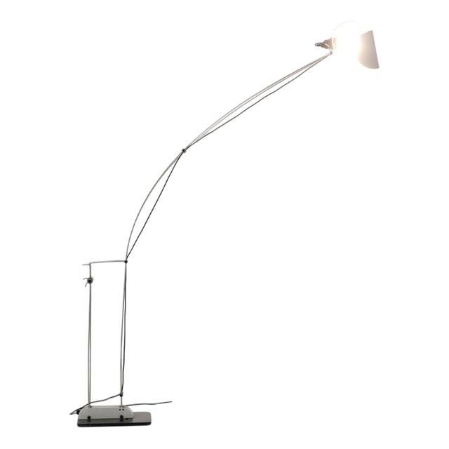 Arched Floor Lamp by Pas Durbino & Lomazzi for Guzzini, 1970s For Sale