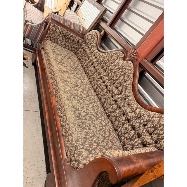 Late 19th Century Victorian Era Sofa Duncan Phyfe Style For Sale - Image 12 of 12