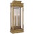 Chapman & Myers for Visual Comfort Signature Linear Lantern Tall in Antique-Burnished Brass For Sale