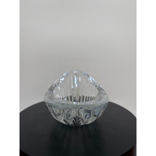 Transparent Large Vintage Baccarat Cut Crystal Centerpiece Bowl For Sale - Image 8 of 16